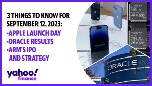 Apple’s new product launch event, Oracle earnings underwhelm, Arm’s strategy ahead of IPO