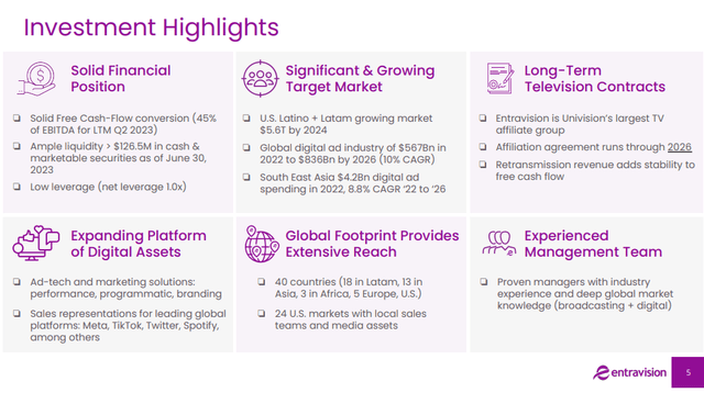 Investment Highlights EVC
