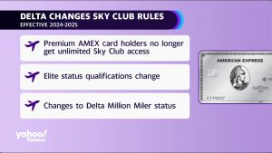 Delta changes SkyMiles program, trims lounge access for Amex cardholders