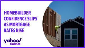 Homebuilder confidence slips as mortgage rates rise