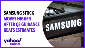 Samsung stock moves higher after Q3 guidance beats estimates