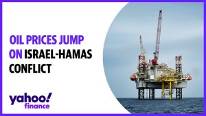 Oil prices jump on Israel-Hamas conflict