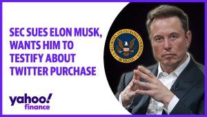 SEC sues Elon Musk, wants him to testify about Twitter purchase