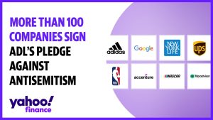 More than 100 companies have signed an ADL’s pledge to fight antisemitism