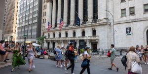 Dow Jones jumps nearly 300 points as investors kick off jam-packed week