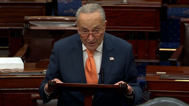 Schumer calls out MAGA Republicans while announcing government will stay open