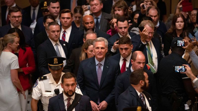 McCarthy has lost the gavel. It was the third shortest speakership in history.