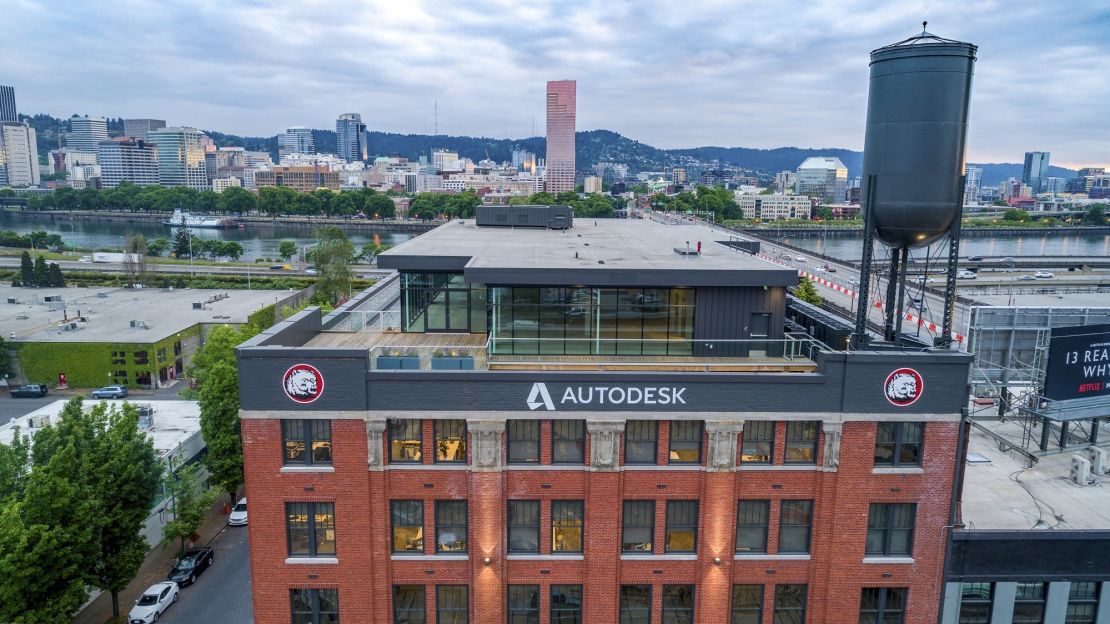 Autodesk offices in Portland, Oregon, in December 2020.