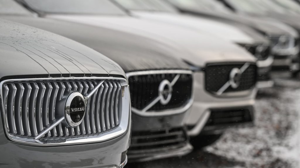 Volvo shares tumble 14% to record low as Chinese owner Geely sells off stock