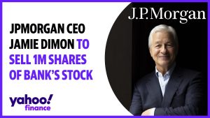 JPMorgan CEO Jamie Dimon to sell 1 million shares of bank’s stock