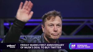 Elon Musk to mark 1-year at X, formerly known as Twitter; here’s a recap of of the ups and downs