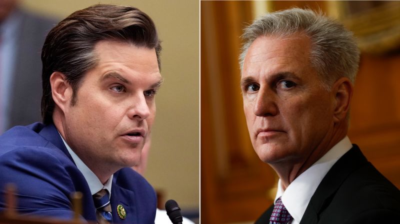 McCarthy goes after Gaetz in exclusive CNN interview