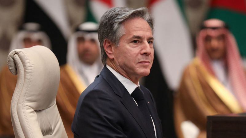 Divides remain between US and Arab partners after Blinken meets counterparts in Jordan