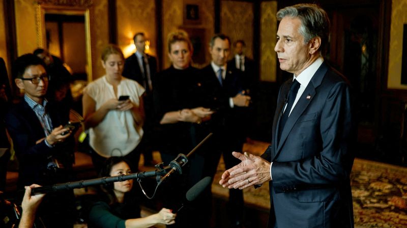 Blinken denounces civilian toll in Gaza, says ‘far too many Palestinians have been killed’