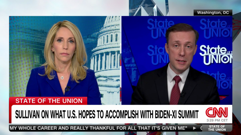 Sullivan: Restoring US-China military communication a ‘top agenda item’ for Biden-Xi summit