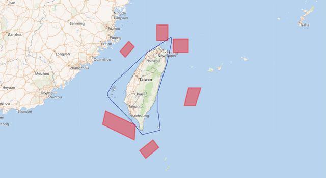 Recent Chinese Drill around Taiwan