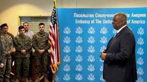 Defense secretary Austin arrives in Kyiv in surprise visit meant to reemphasize support for Ukraine