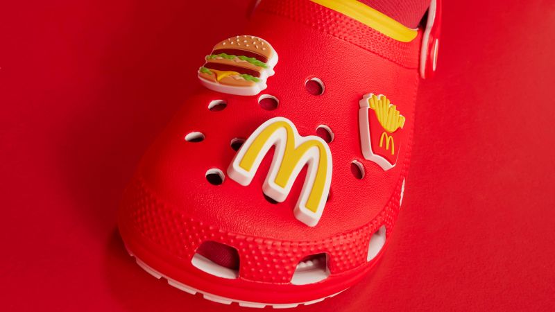 Crocs unveils McDonald’s-inspired footwear line collaboration