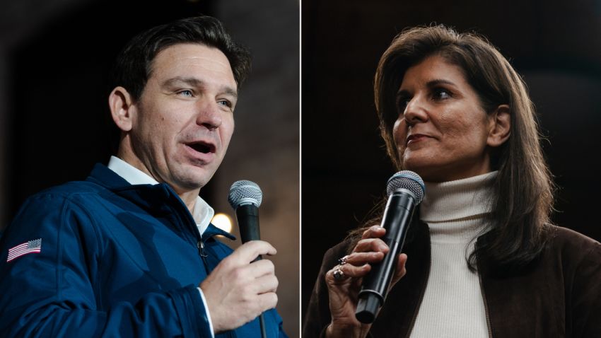 Ron DeSantis and Nikki Haley.