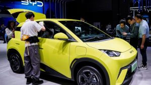 Chinese EV shares tumble as BYD sparks ‘rat race’ price war fears